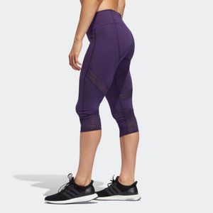 Adidas How We Do 3/4 Run leggings NWT